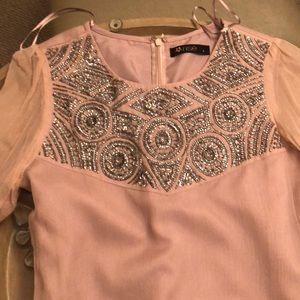 Taupe/pale pink rise dress from UK size Small